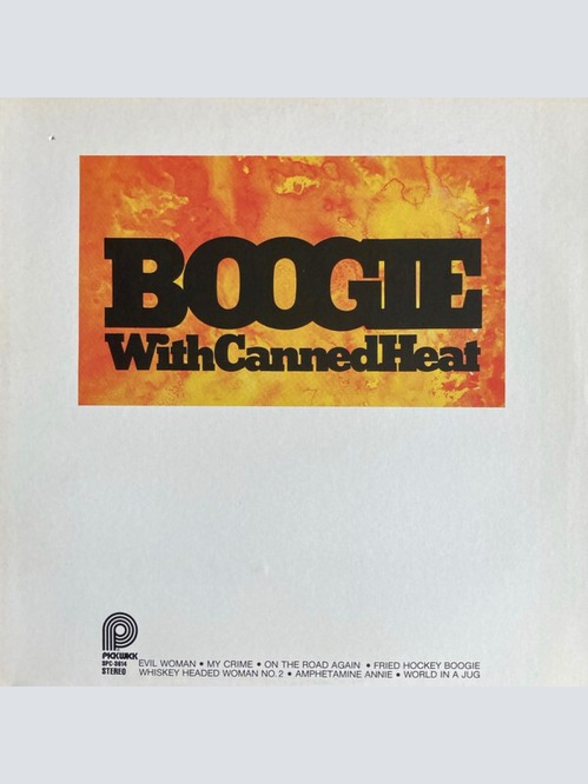 LP, Album, RE, RM, Kee Canned Heat - Boogie With Canned Heat