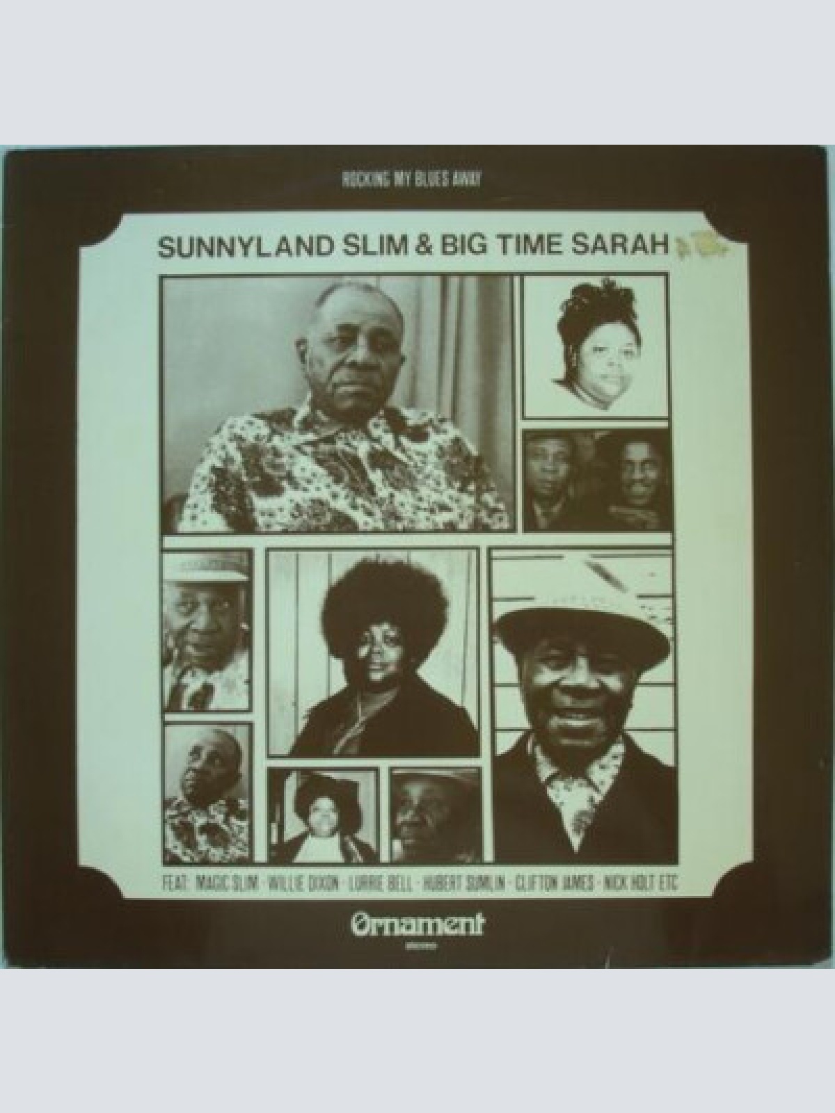 LP, Album Sunnyland Slim & Big Time Sarah - Rocking My Blues Away