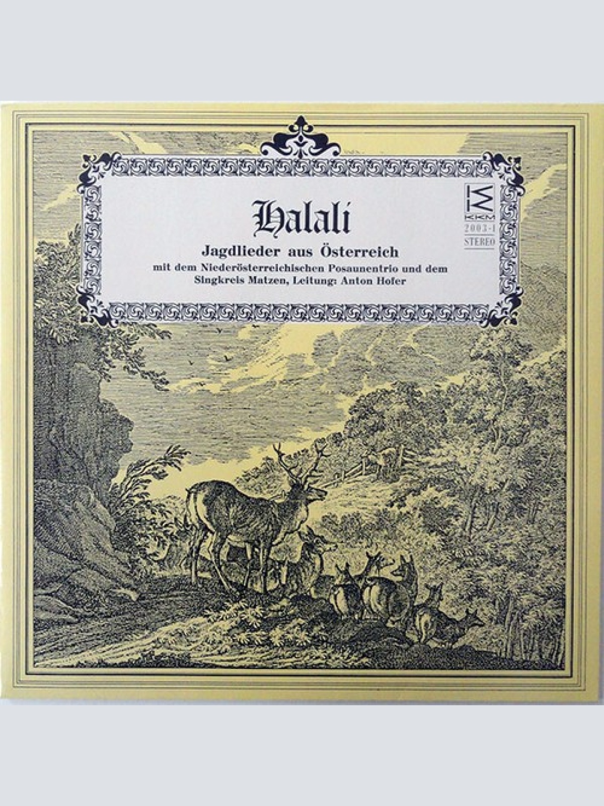 LP, Album Niederösterreichisches Posaunentrio, Singkreis Matzen - Halali (Jag...