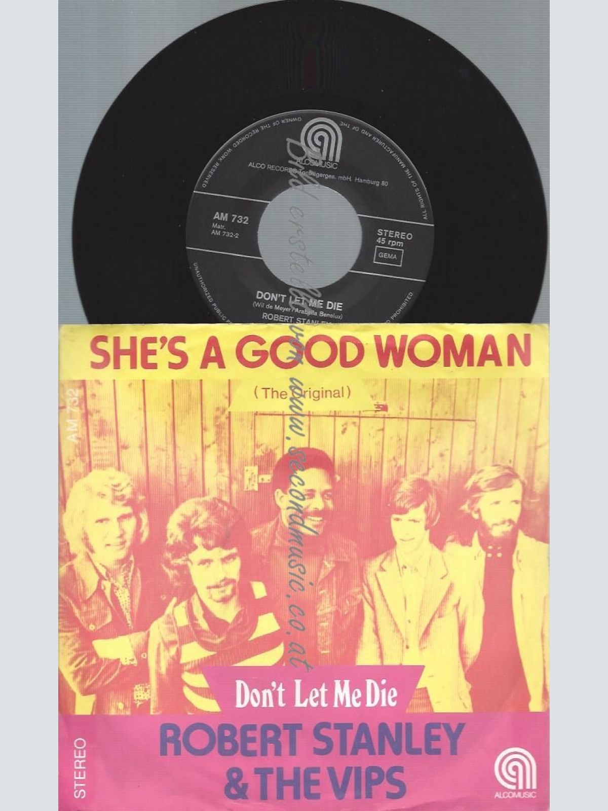 7"   Robert Stanley & The Vips – She's A Good Woman