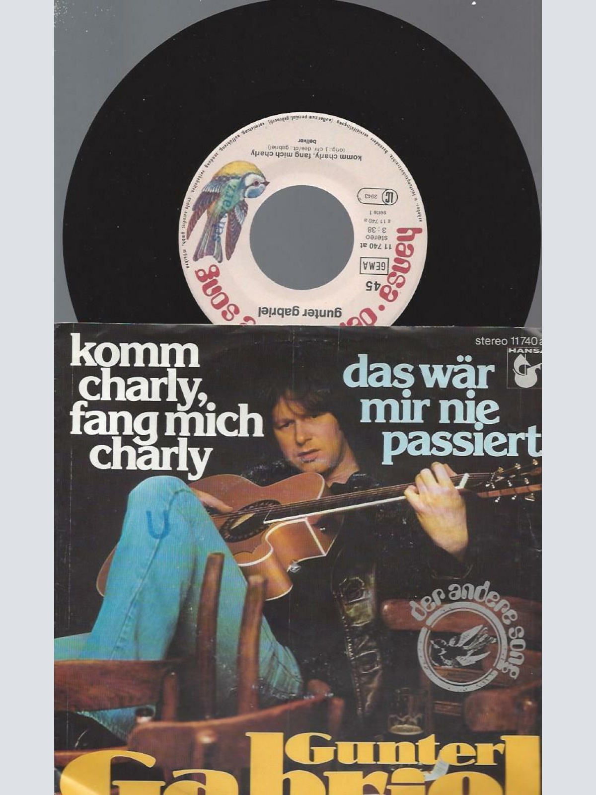 7" Gunter Gabriel – Komm Charly, Fang Mich Charly