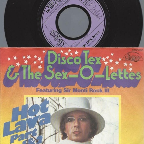 7"  Disco Tex & The Sex-O-Lettes  Hot Lava Part 1 & 2