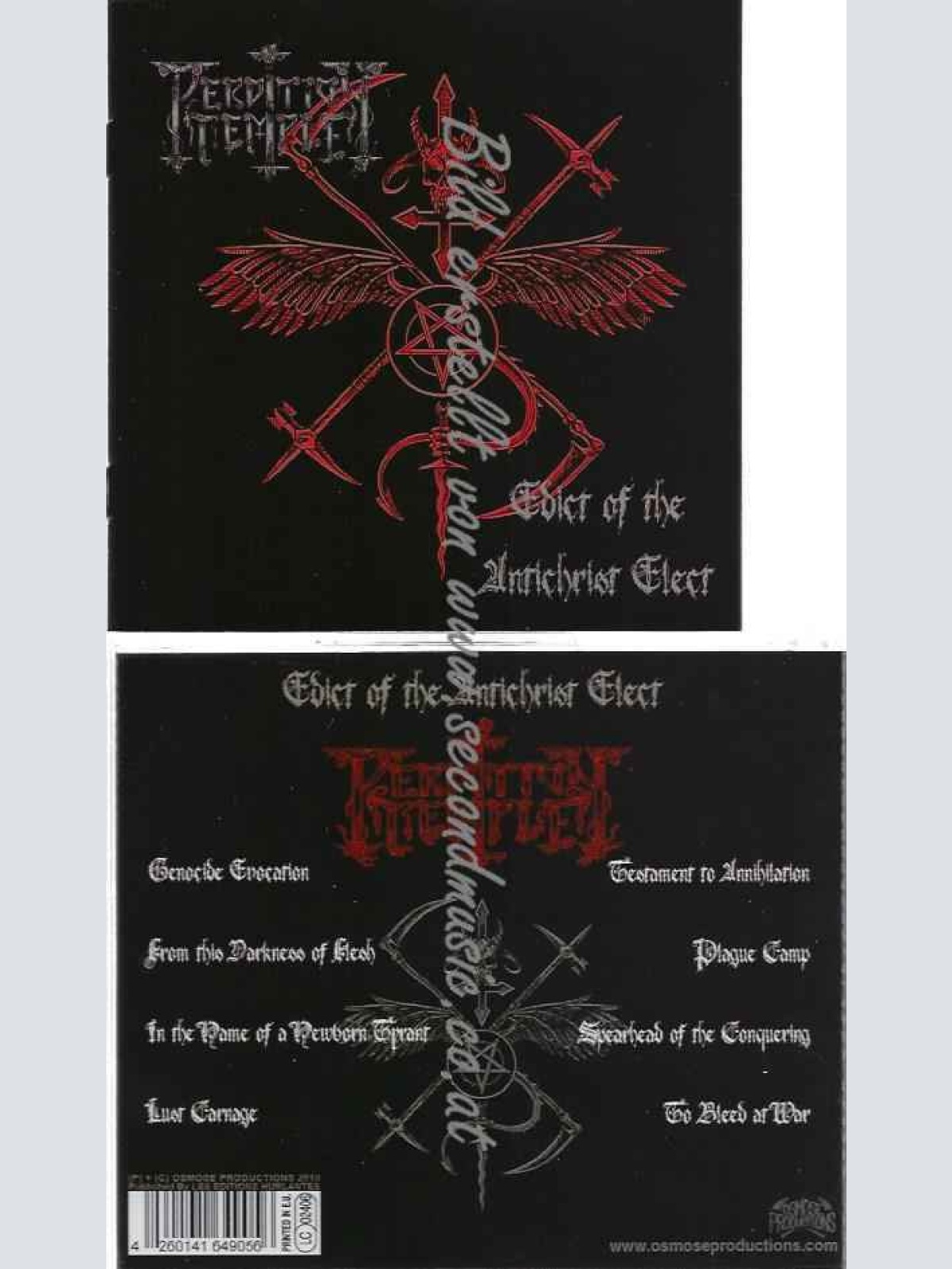 CD--Perdition Temple | --Edict of the Antichrist Elect