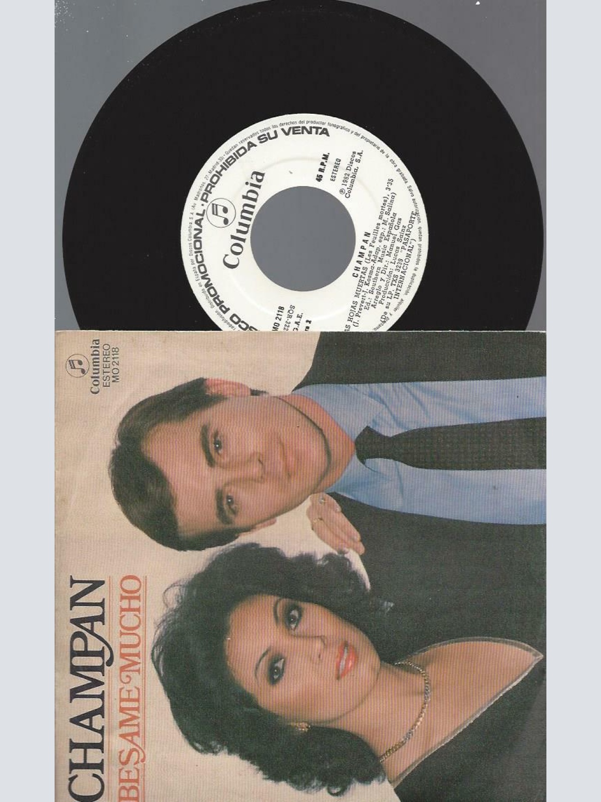 7" Champan – Besame Mucho / Promo