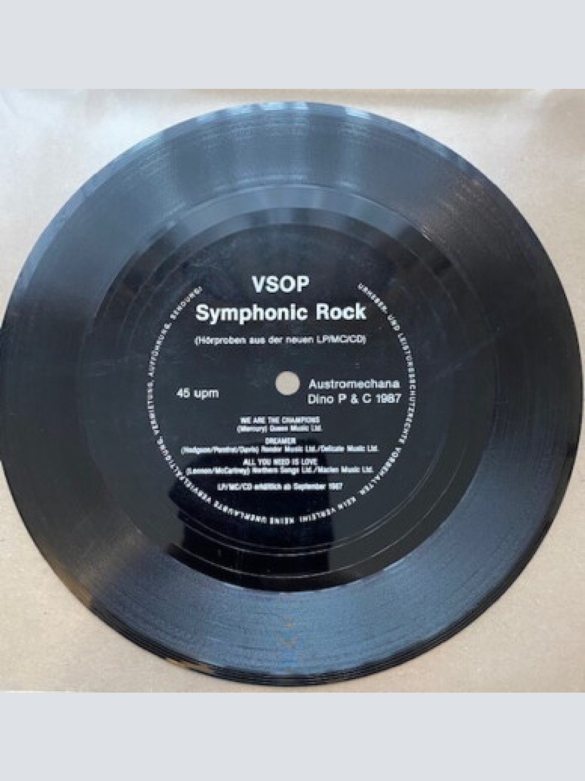 Flexi, S/Sided, Single VSOP (11) - Symphonic Rock