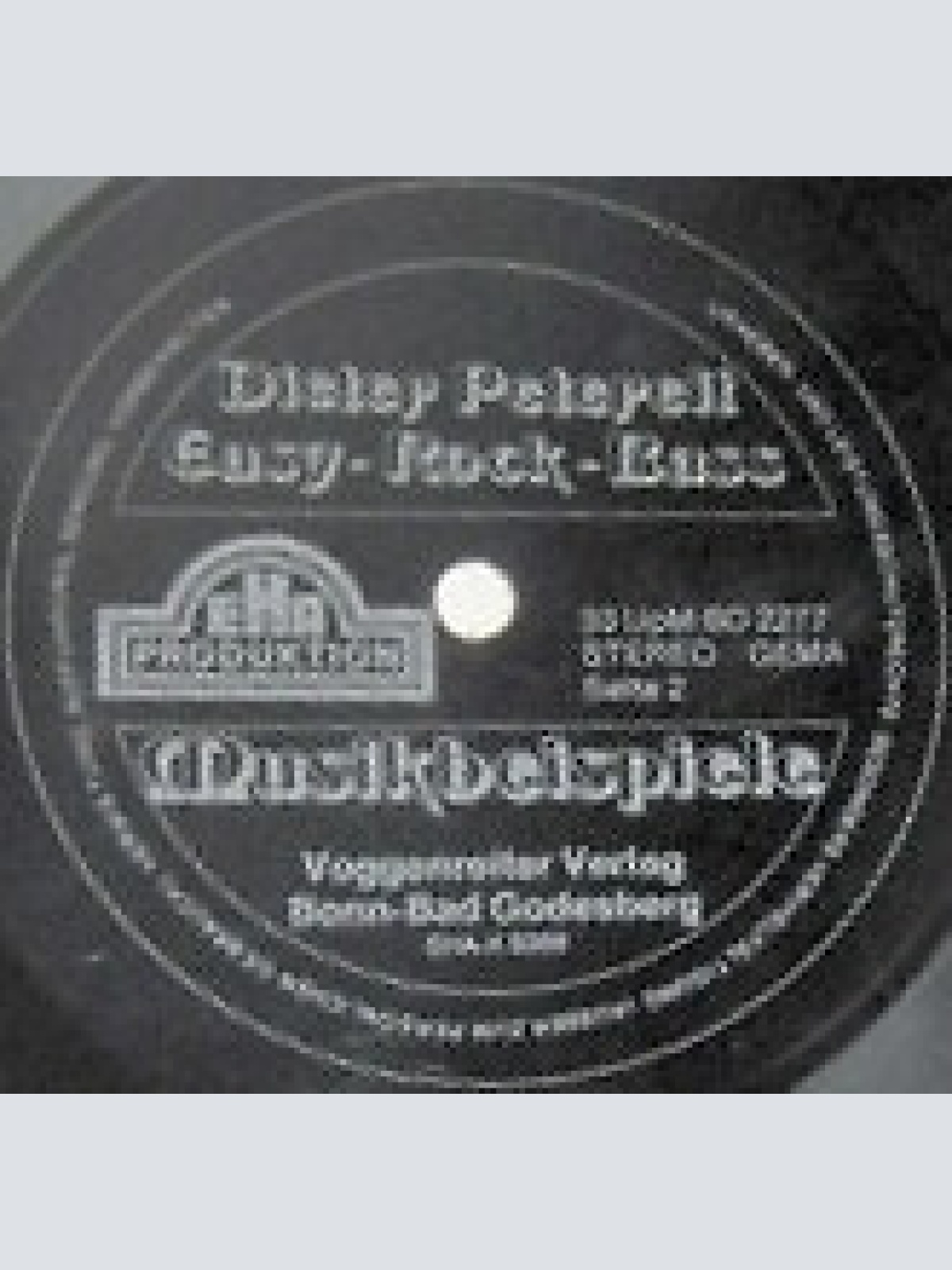Flexi, 7" Dieter Petereit - Easy ~ Rock ~ Bass