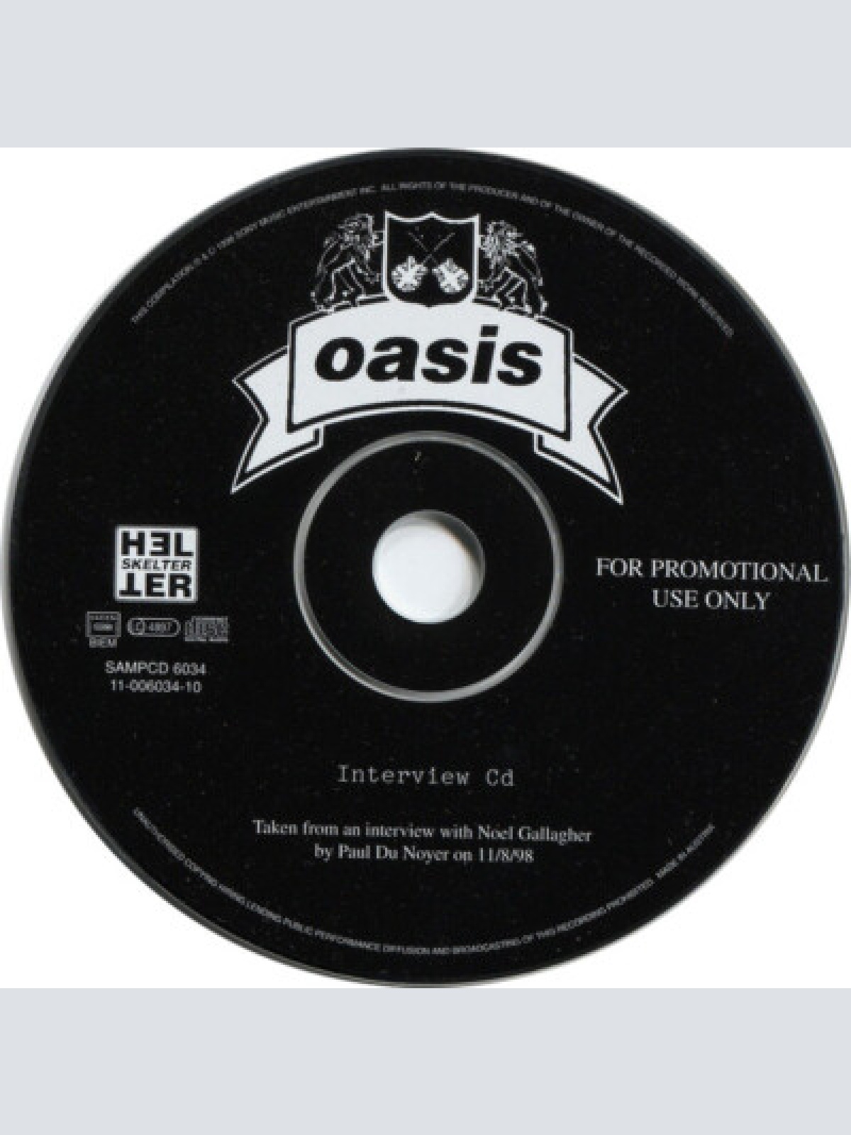 CD, Promo Oasis (2) - Interview CD