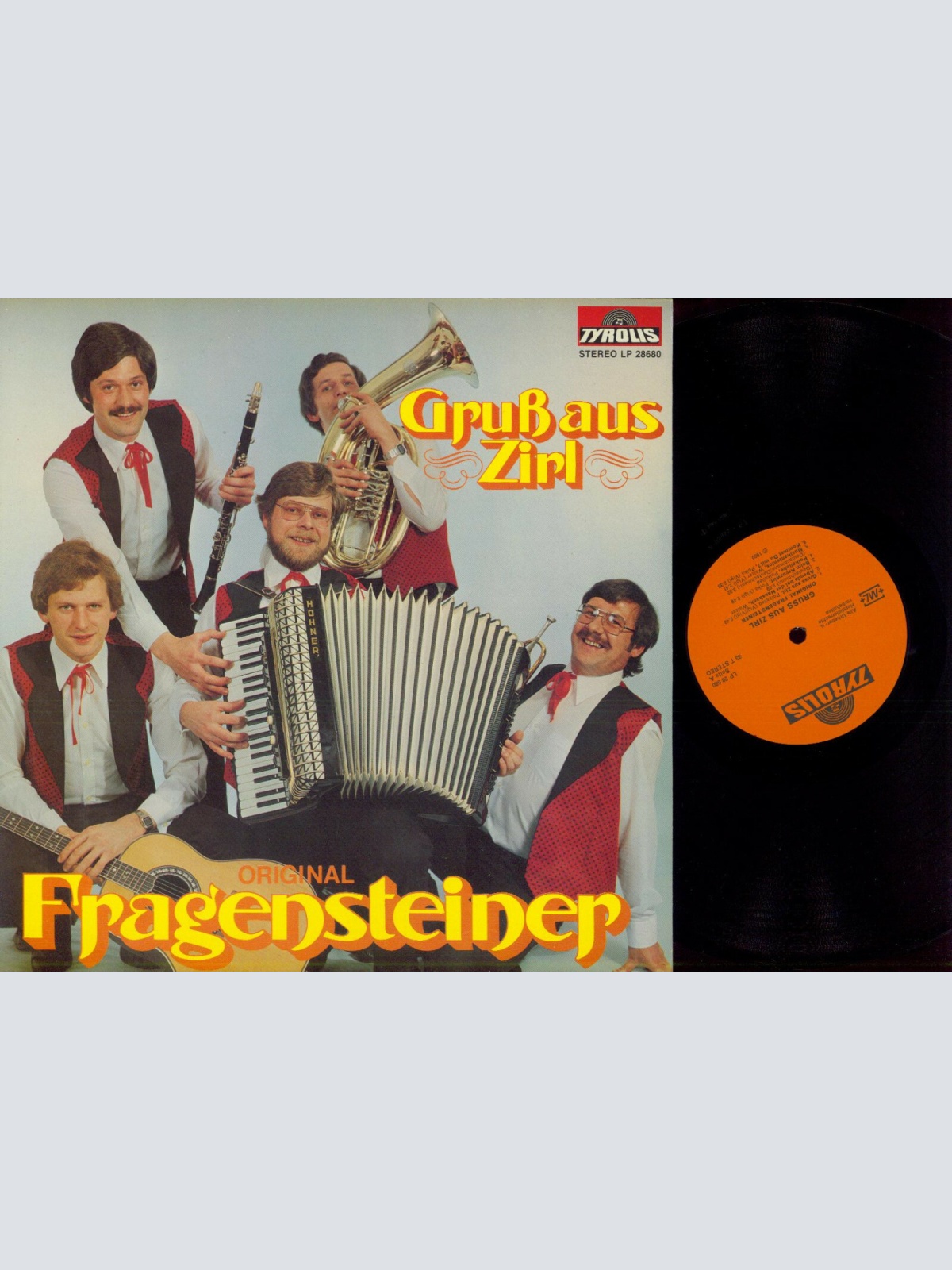 LP--Original Fragensteiner – Gruß Aus Zirl    // NM