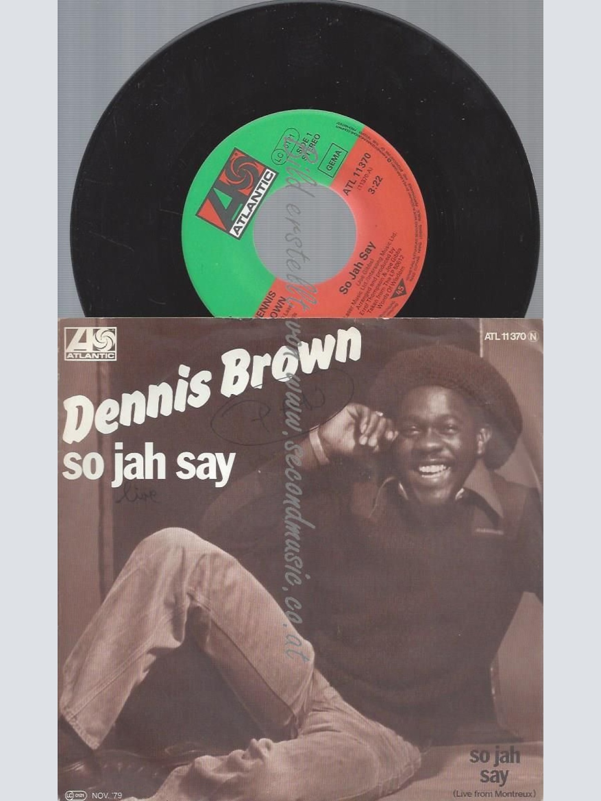 7"   Dennis Brown  So Jah Say