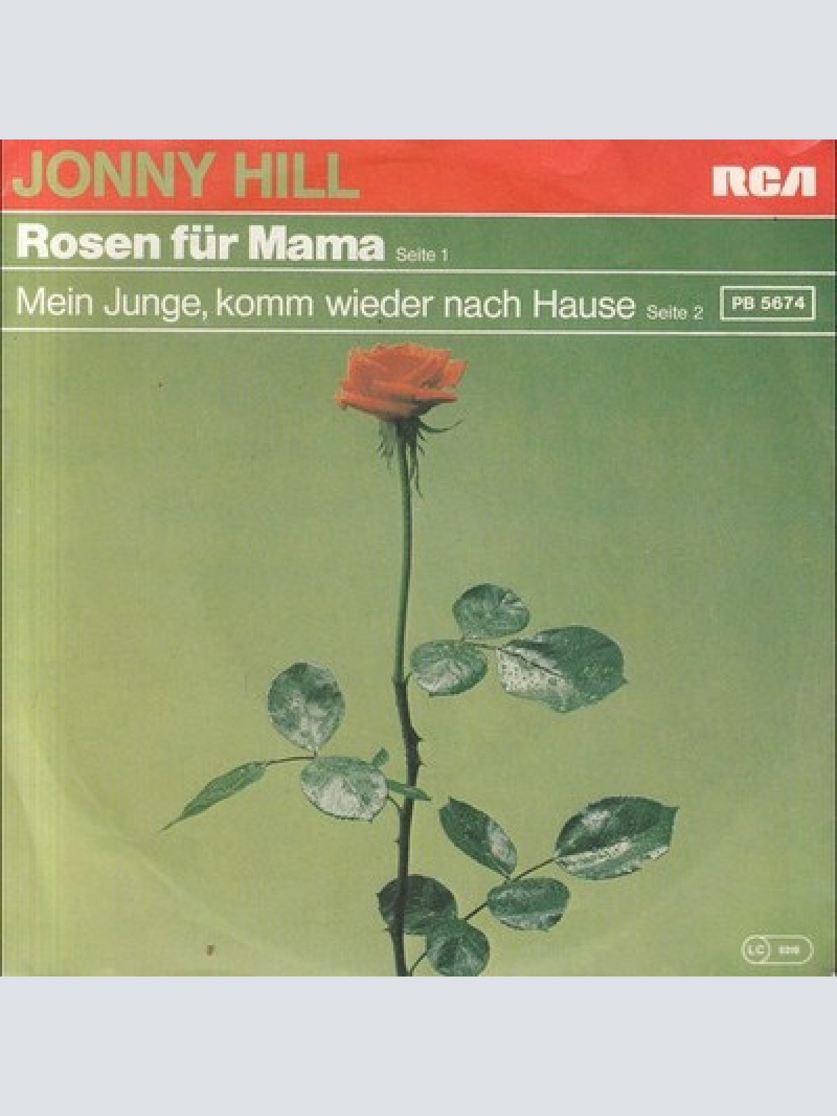 7", Single, Ora Jonny Hill - Rosen Für Mama