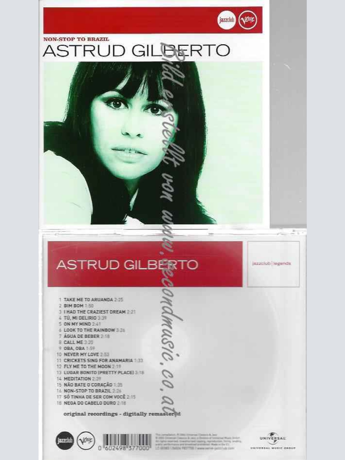 CD--Astrud Gilberto | --Non-Stop To Brazil (Jazz Club)
