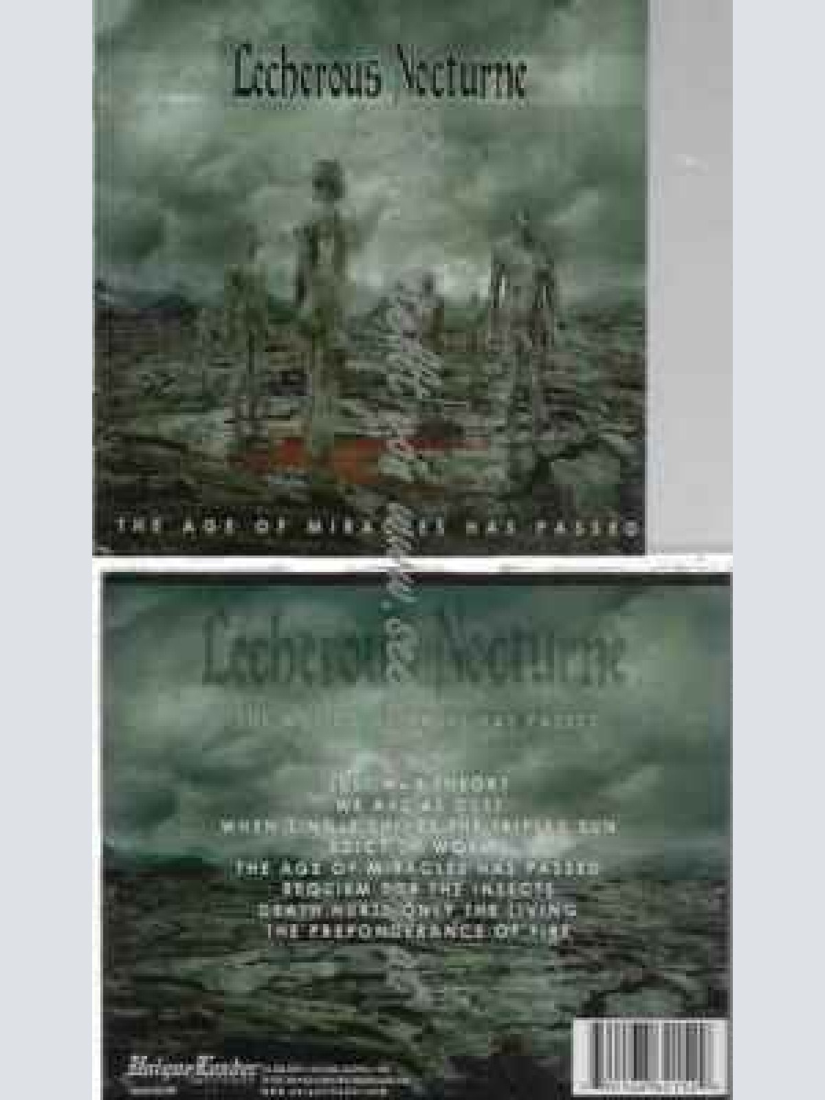 CD--Lecherous Nocturne | --The Age of Miracles Has Passed