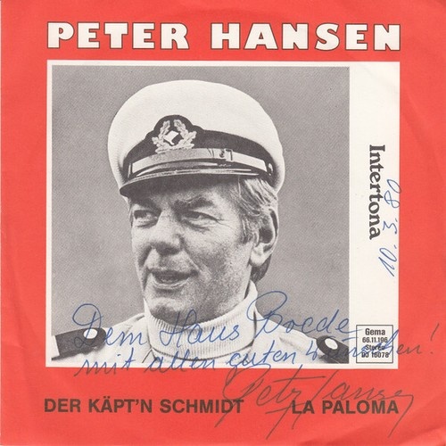 7", Single Peter Hansen (17) - Der Käpt'n Schmidt