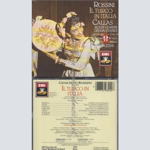CD-Il Turco in Italia (Ga)1987 | Doppel-CD - Callas und Gavazzeni