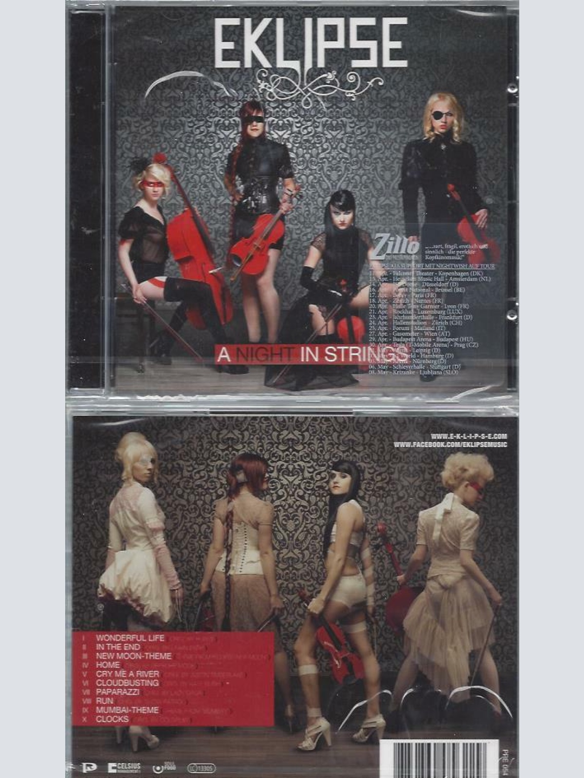 CD--  Eklipse    A Night In Strings // Jewel Case