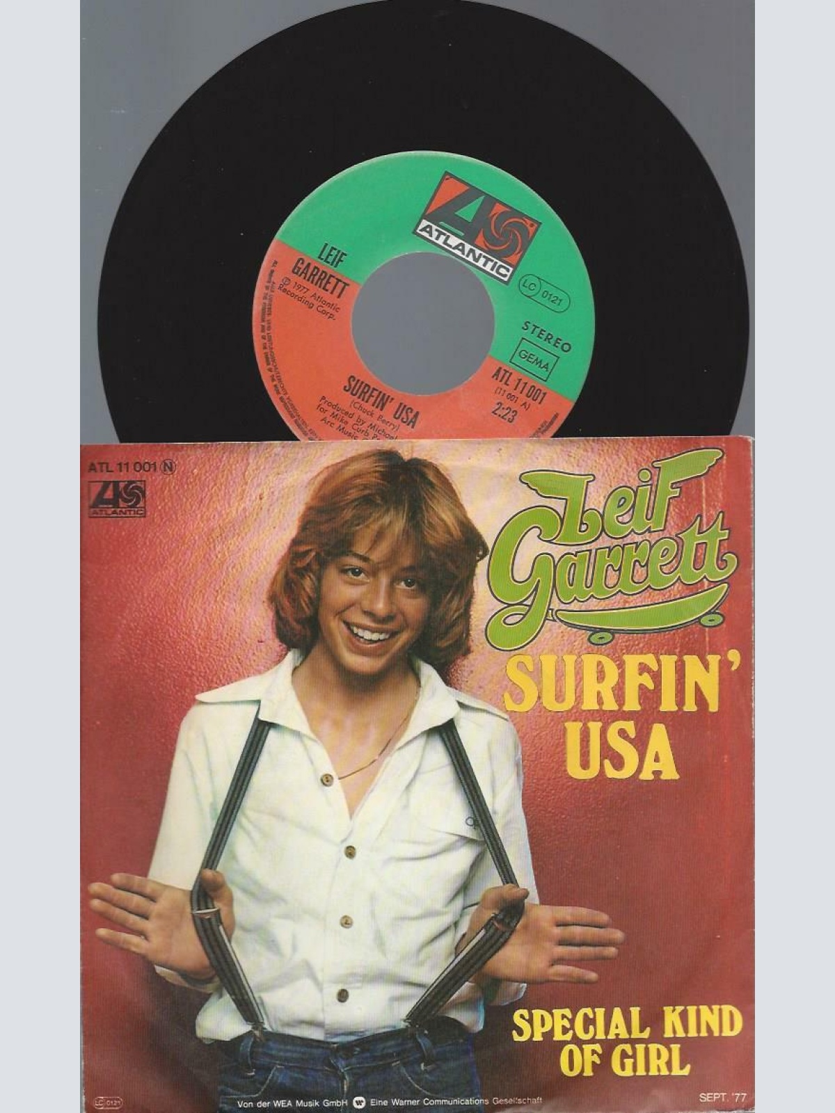 7"    Leif Garrett  Surfin' USA
