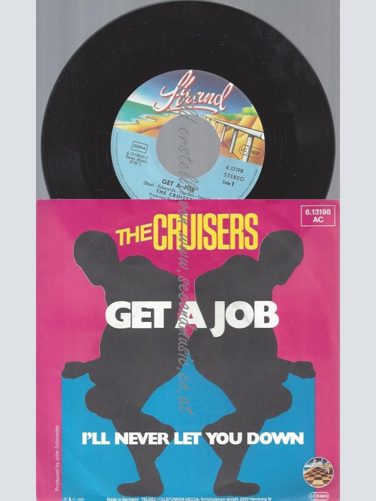 7"    The Cruisers  Get A Job