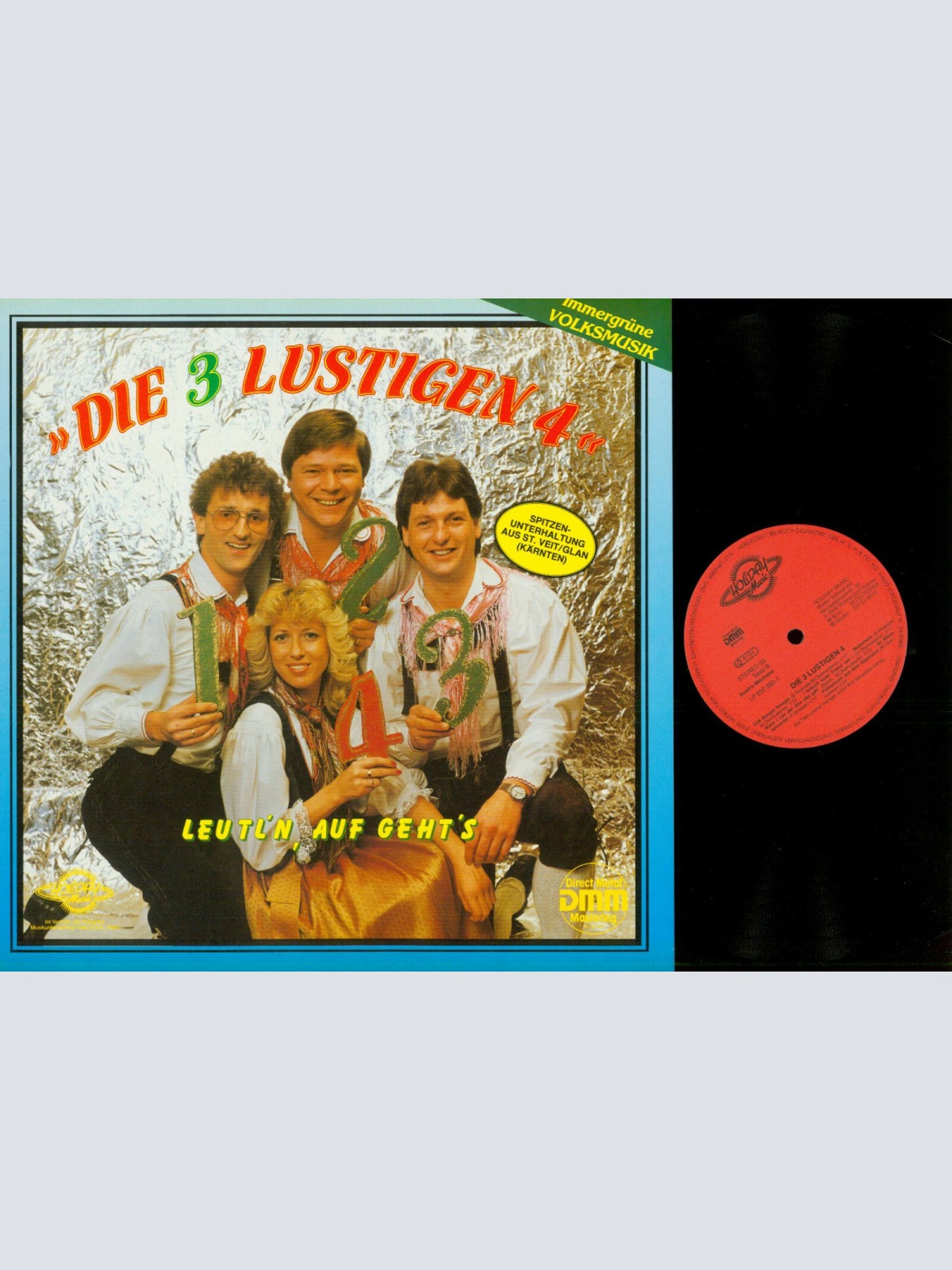 LP--Die 3 Lustigen 4 – Leutl'n, Auf Geht's  // NM