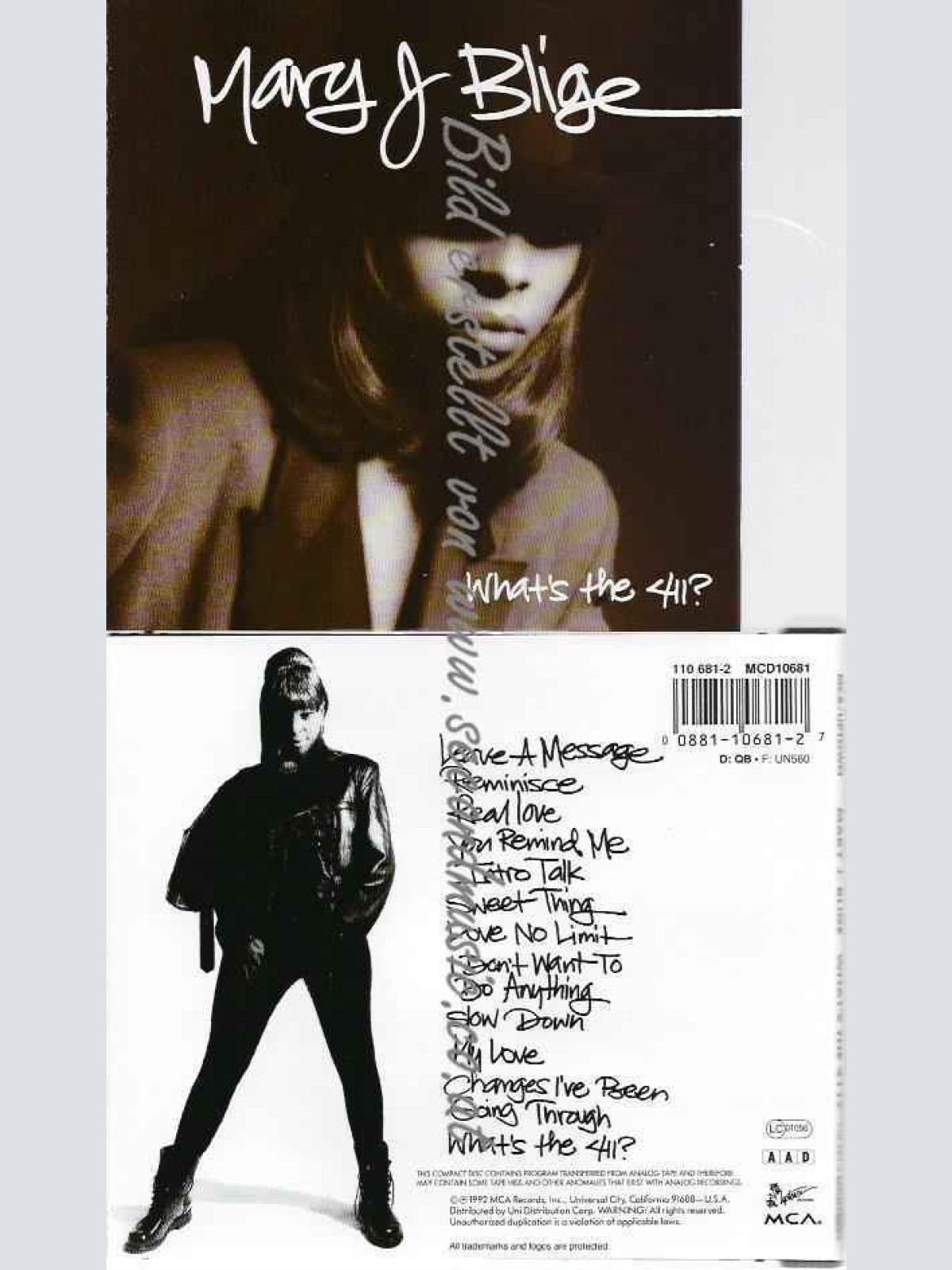 CD--Mary J. Blige | --What's the 411