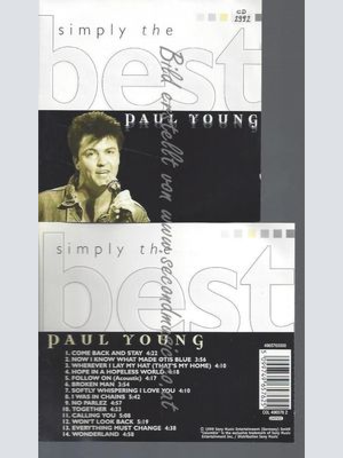 CD--PAUL YOUNG--SIMPLY THE BEST