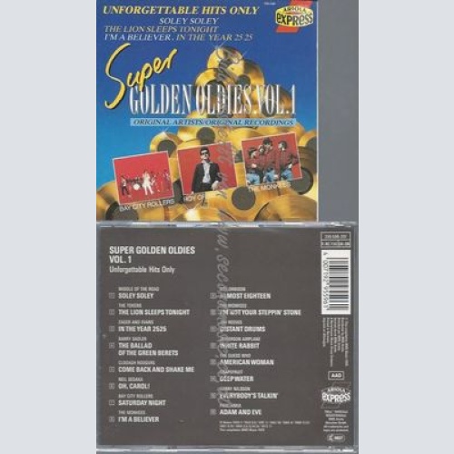 CD--BAY CITY ROLLERS UND ROY ORBISON--SUPER GOLDEN OLDIES VOL. 1