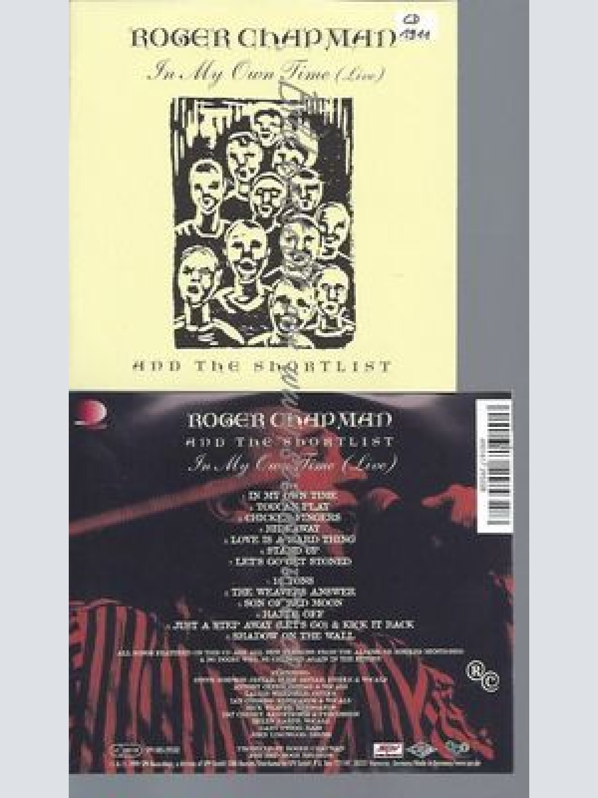 CD--LIVE | DOPPEL-CD/ CHAPMAN,ROGER--IN MY OWN TIME
