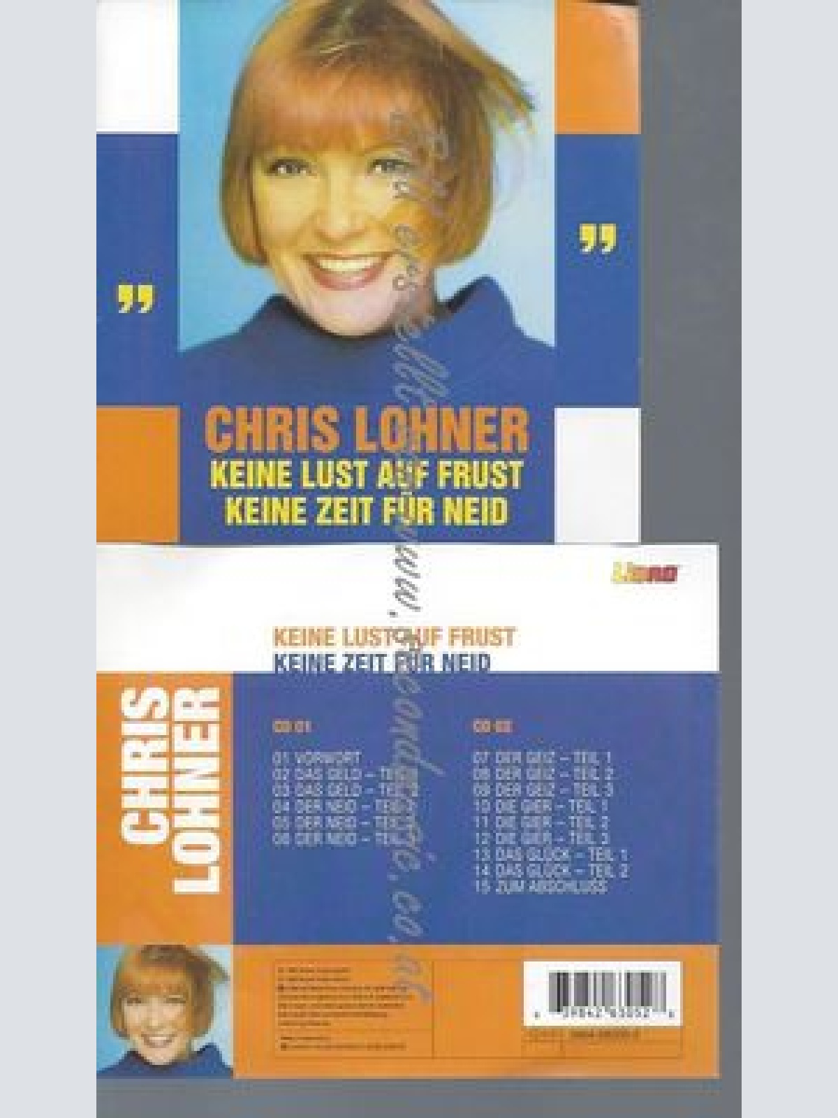 CD--LOHNER,CHRIS--KEINE LUST AUF FRUST-KEINE ZEI | DOPPEL-CD