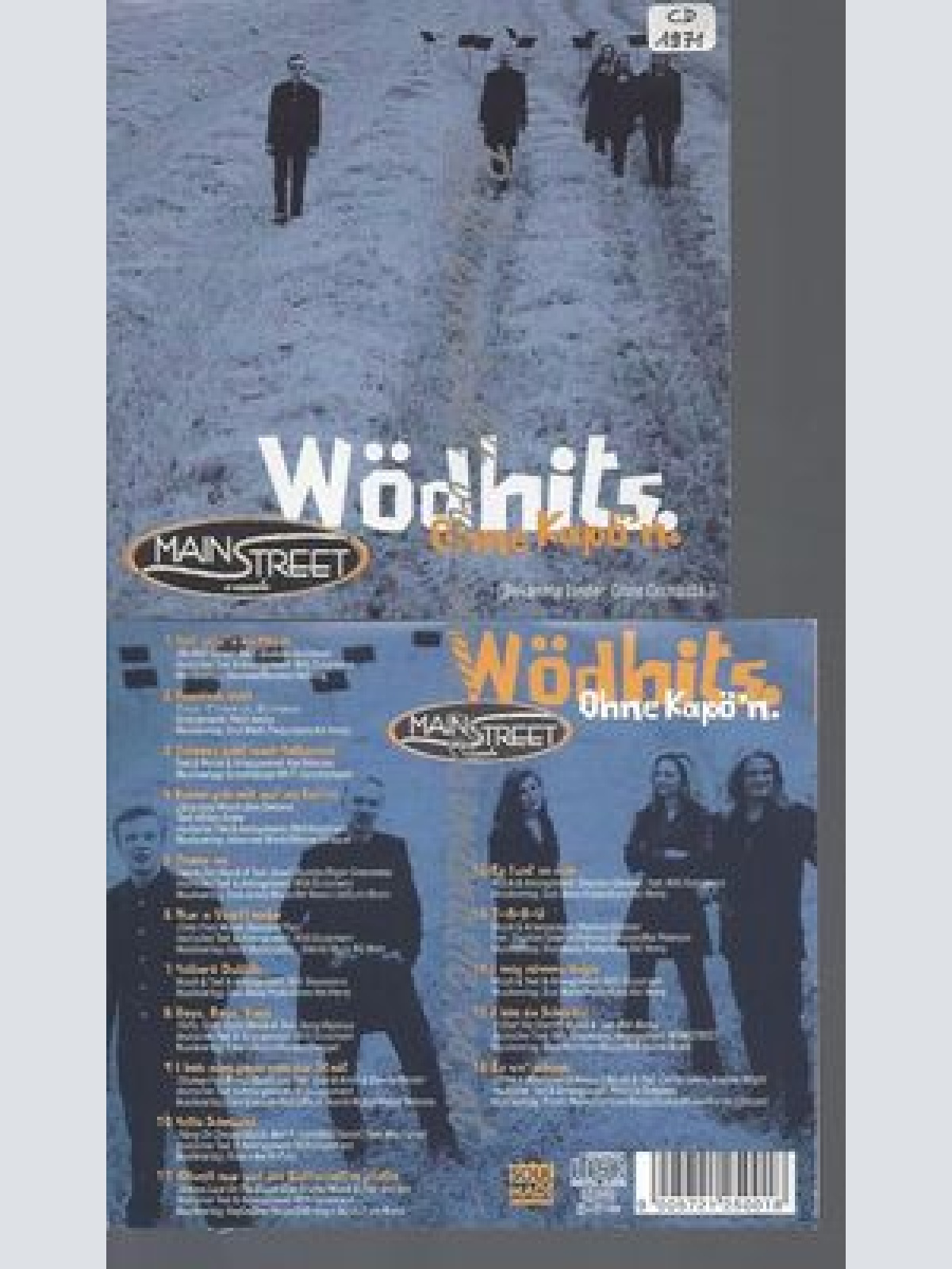 CD--MAIN STREET A CAPPELLA UND MAIN STREET--WÖDHITS OHNE KAPÖ'N