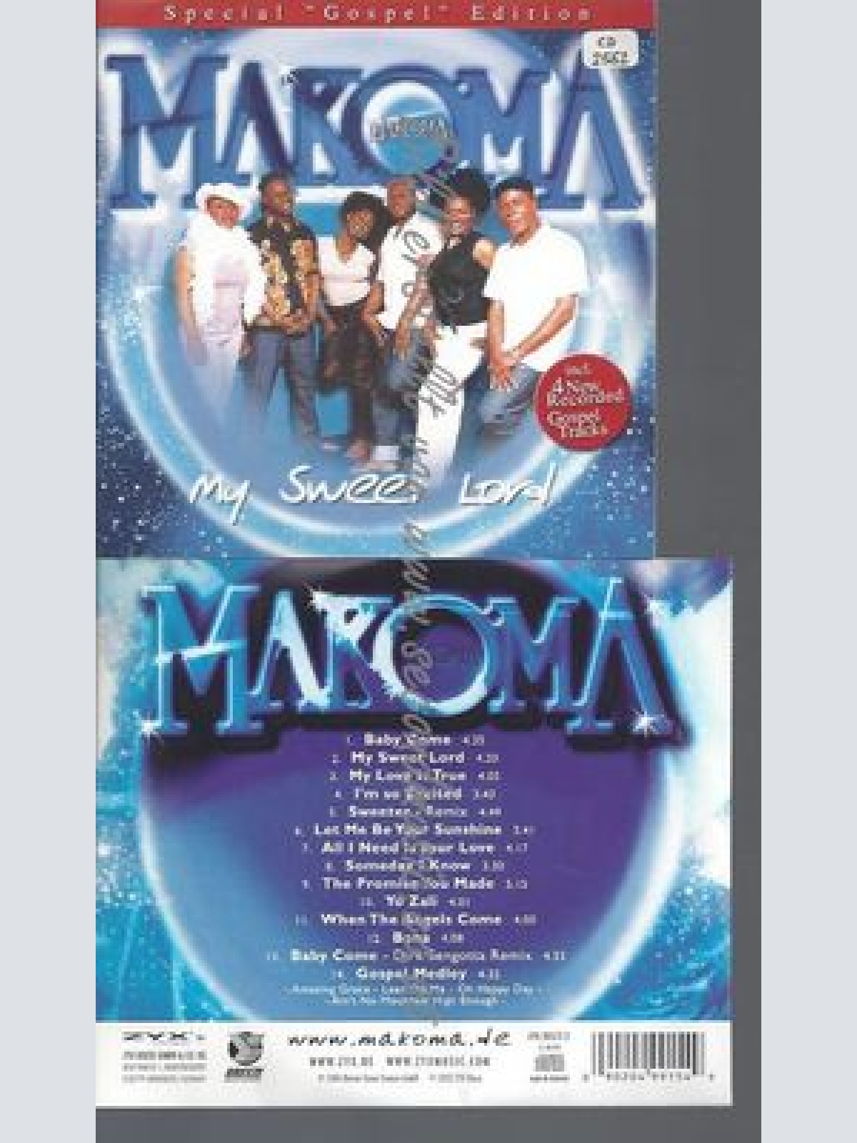 CD--MAKOMA--MY SWEET LORD - SPECIAL GOSPEL EDITION