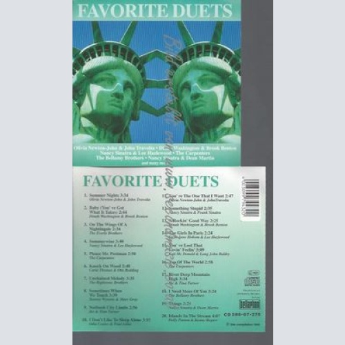 CD--VARIOUS--FAVORITE DUETS