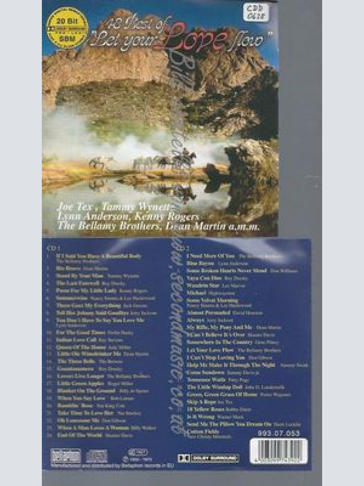 CD--VARIOUS-- 48 BEST OF LET YOUR LOVE FLOW | DOPPEL-CD