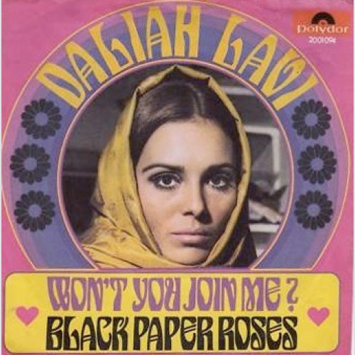 7", Single Daliah Lavi - Won't You Join Me? / Black Paper Roses