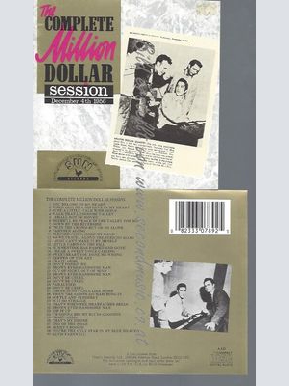CD--THE COMPLETE MILLION DOLLAR SESSION-DECEMBER 4th 1956