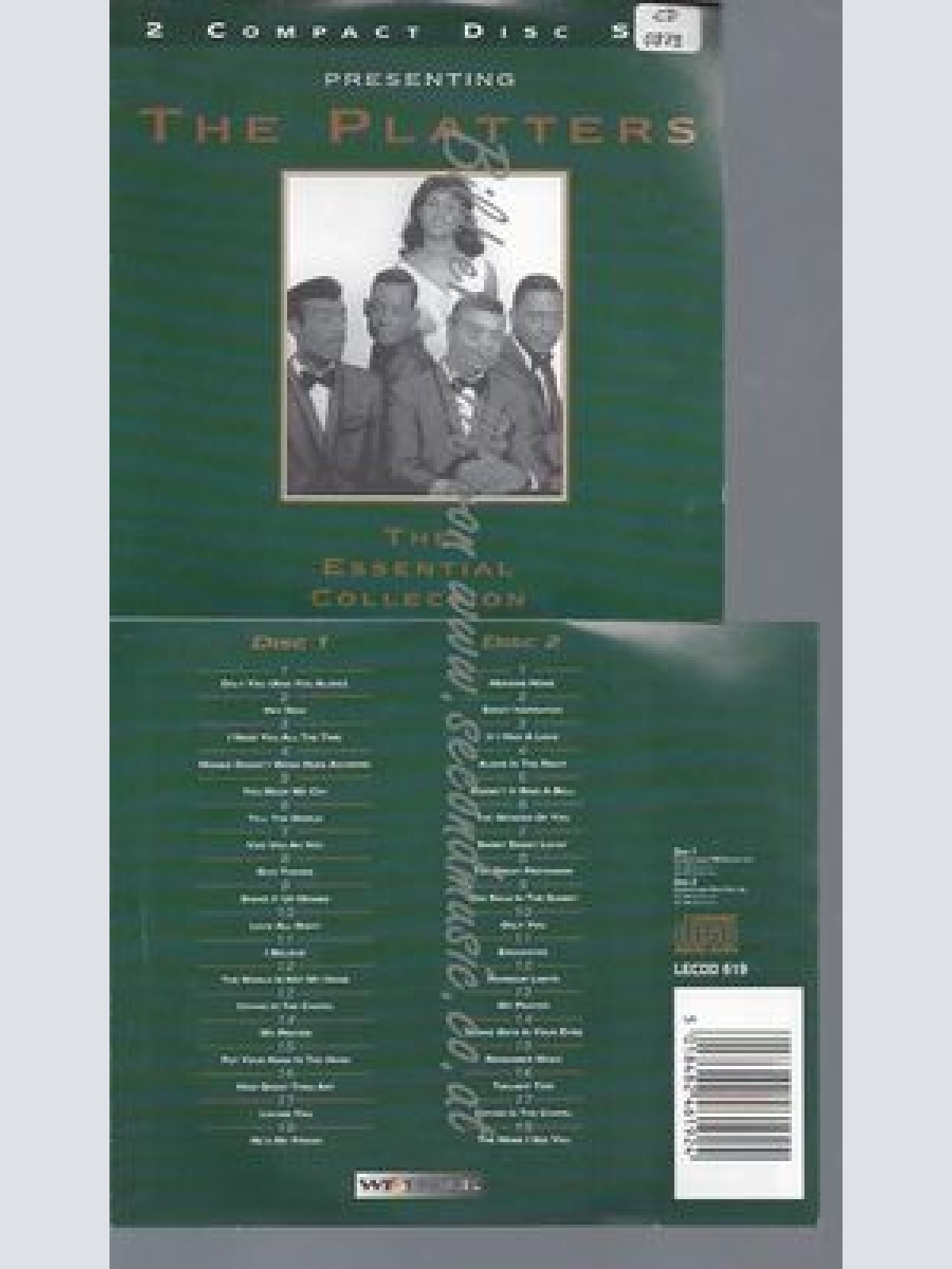 CD--THE PLATTERS--THE ESSENTIAL COLLECTION -CD-