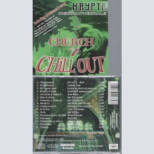 CD--VARIOUS -BALLOON RECORDS- UND VARIOUS--KRYPTA CHURCH 7 CHILL OUT