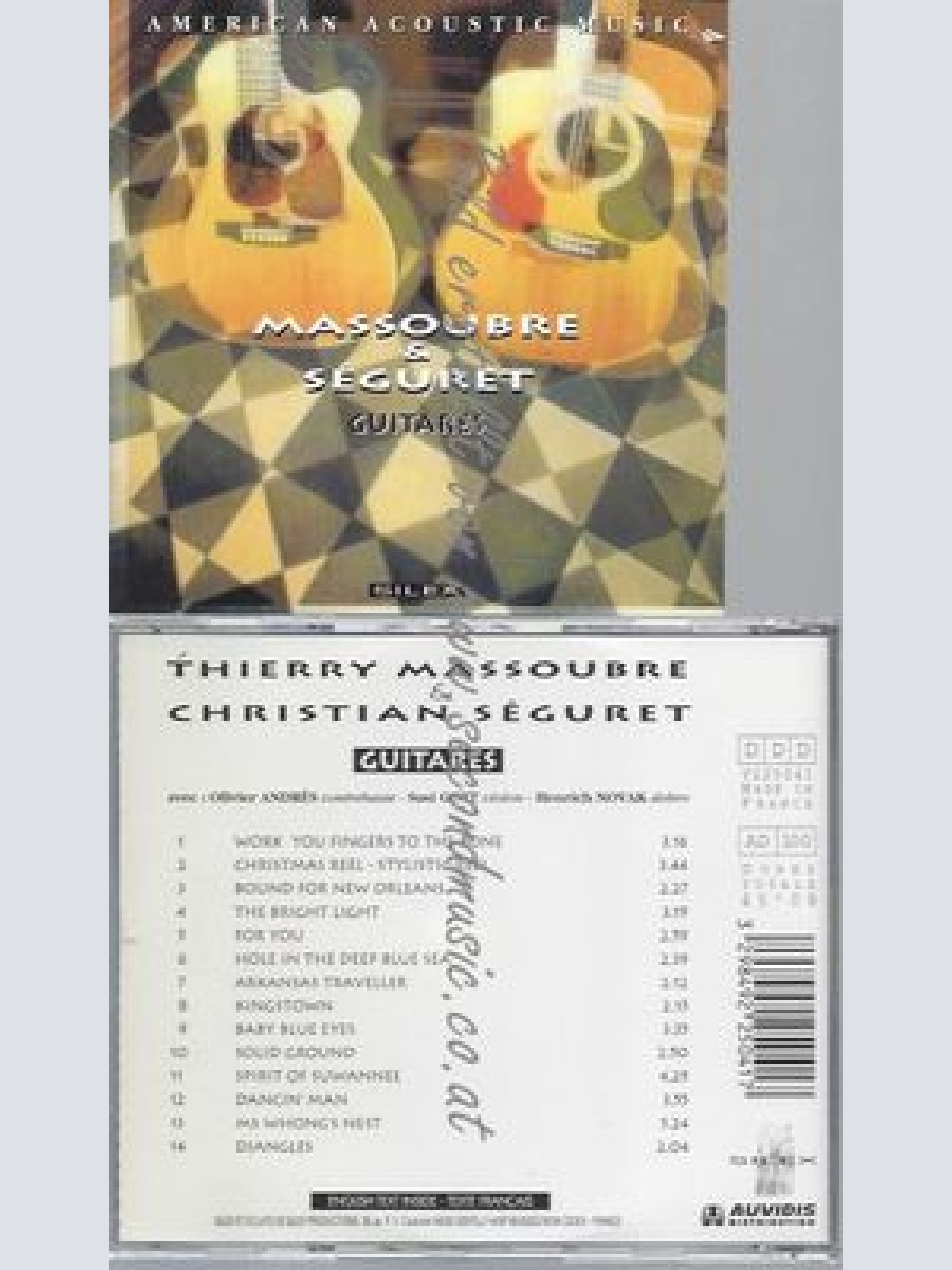 CD--THIERRY MASSOUBRE UND SEGURET--GUITARS