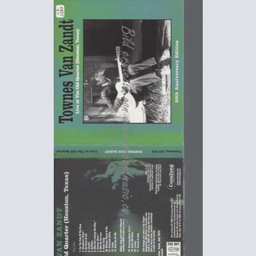 CD--TOWNES VAN ZANDT--LIVE AT THE OLD QUARTER -HOUSTON, TEXAS- -- TH ANNIVERSARY
