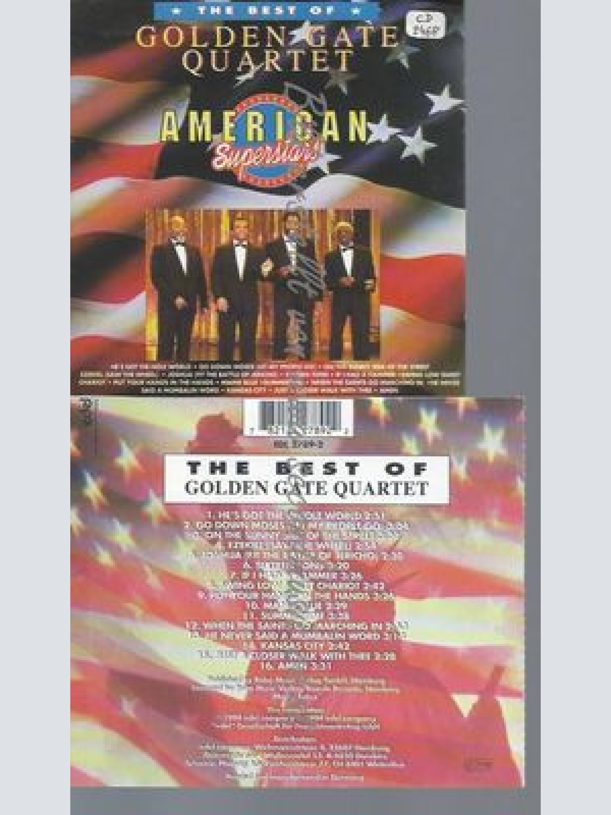 CD--GOLDEN GATE QUARTET,THE--BEST OF GOLDEN GATE QUARTET