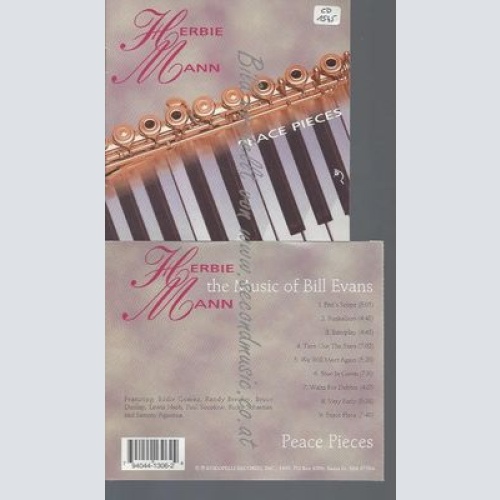 CD--HERBIE MANN--PEACE PIECES: MUSIC OF BILL EVA