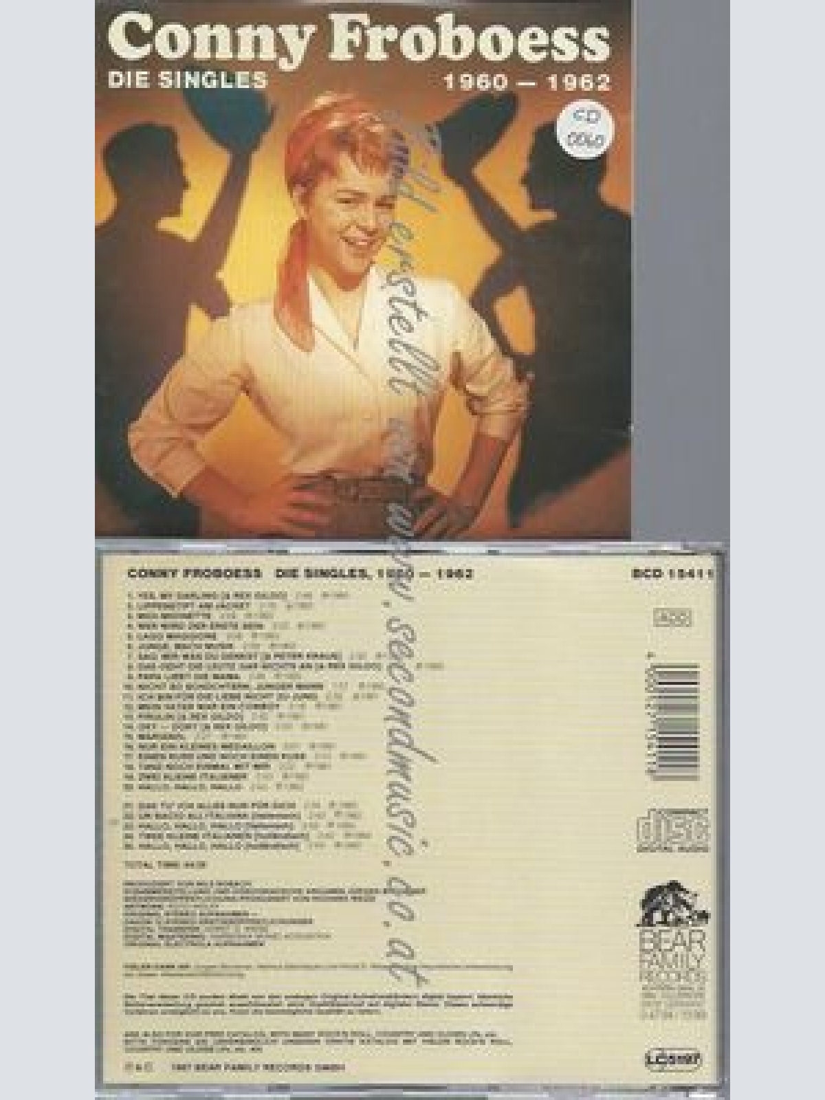 CD--CONNY FROBOESS--VOL.,DIE SINGLES -1960-1962