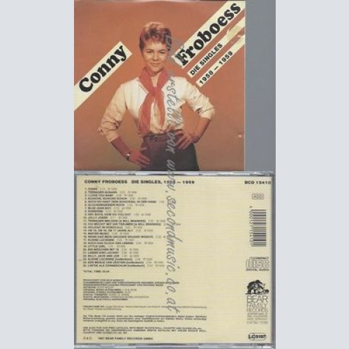 CD--CONNY FROBOESS--DIE SINGLES  - 1958-1959