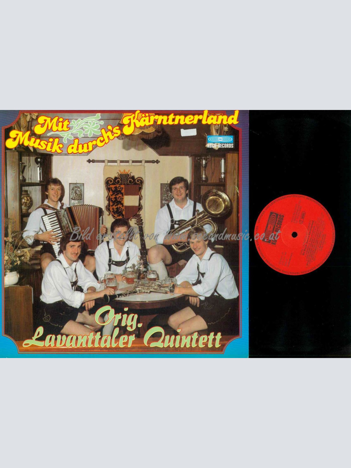 LP--Orig. Lavanttaler Quintett – Mit Musik Durchs Kärntnerland  / NM /