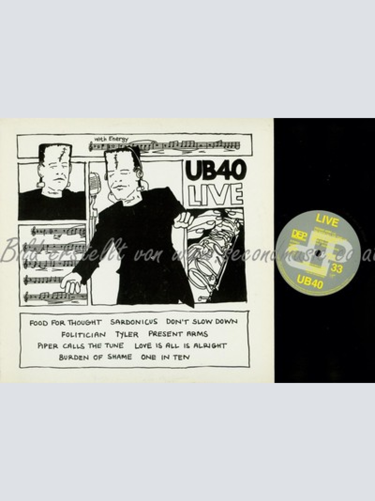LP--UB 40 LIVE--