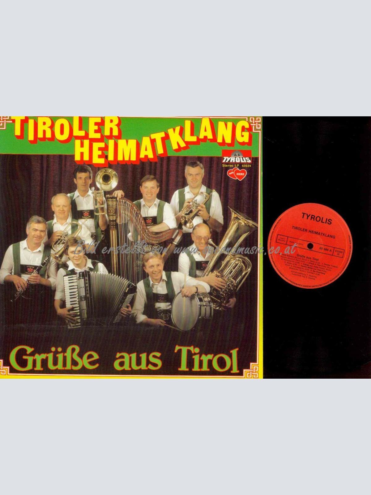 LP--  Tiroler Heimatklang  -- Grüße aus Tirol / NM /