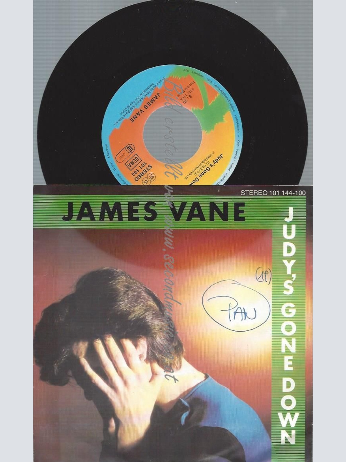 7"  James Vane  Judy's Gone Down
