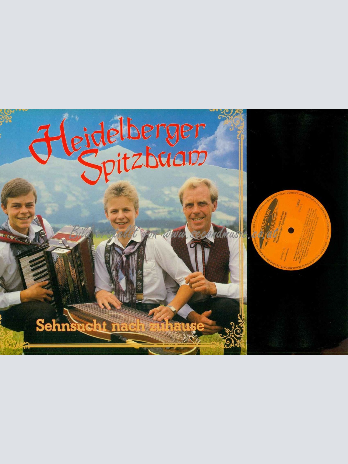 LP-- Heidelberger Spitzbuam – Sehnsucht nach Zuhause / NM /