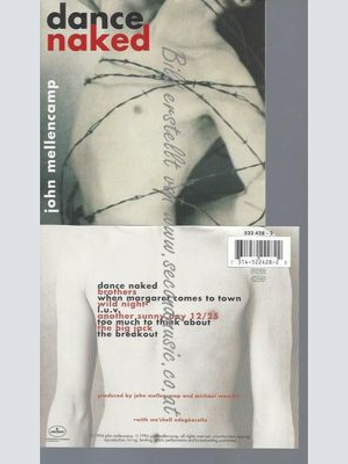 CD--JOHN MELLENCAMP--DANCE NAKED | IMPORT