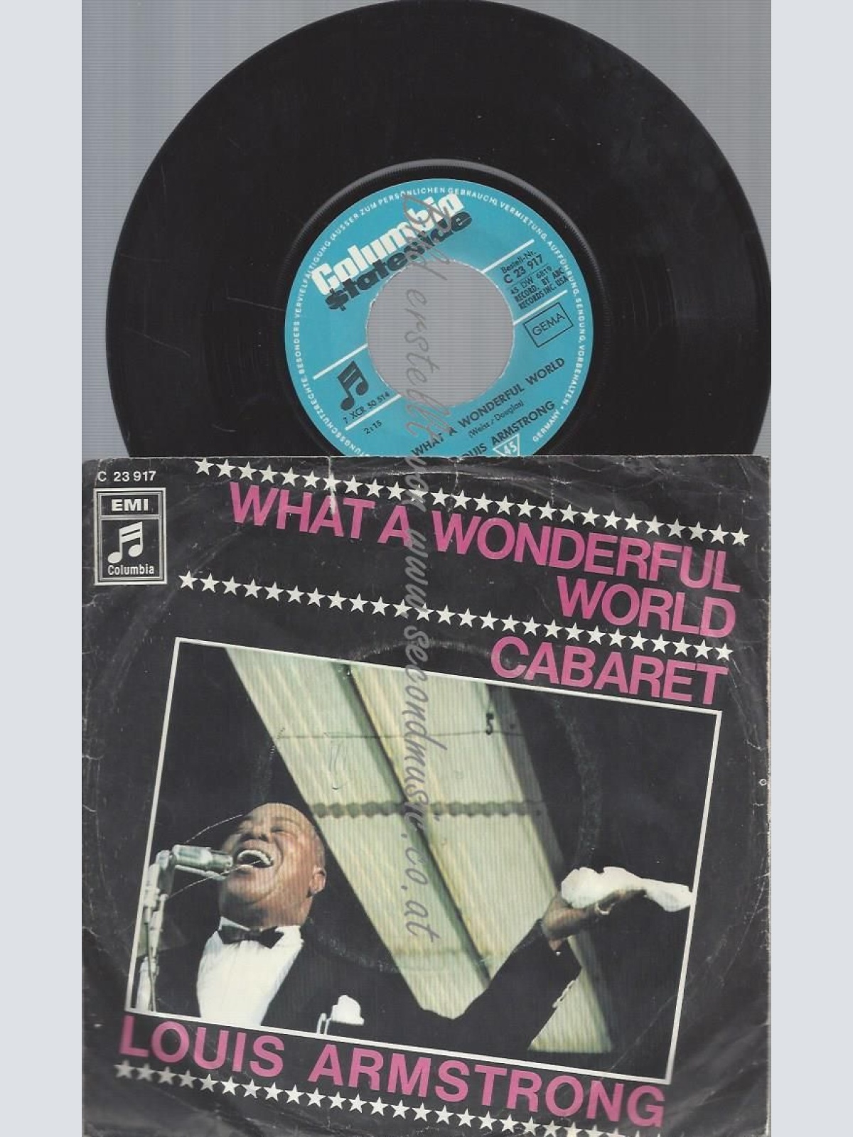 7" Louis Armstrong  What A Wonderful World