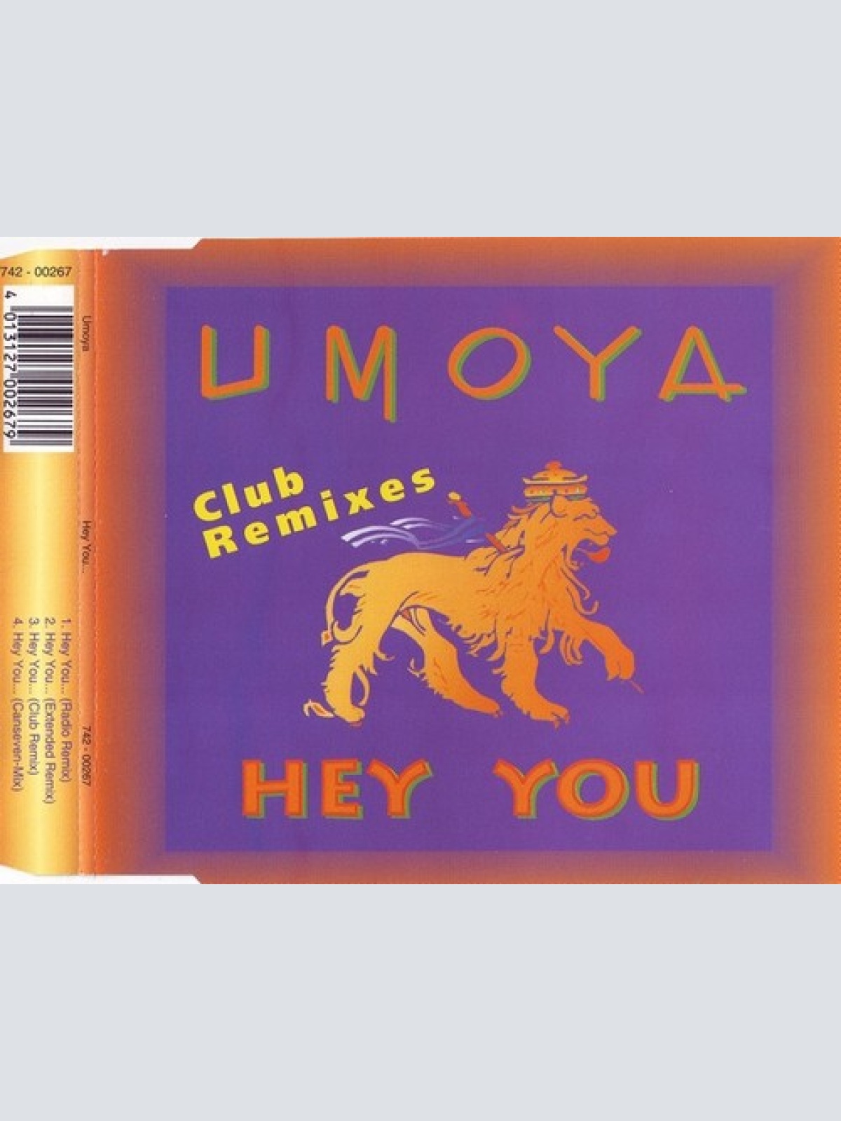 CD, Single Umoya - Hey You (Club Remixes)