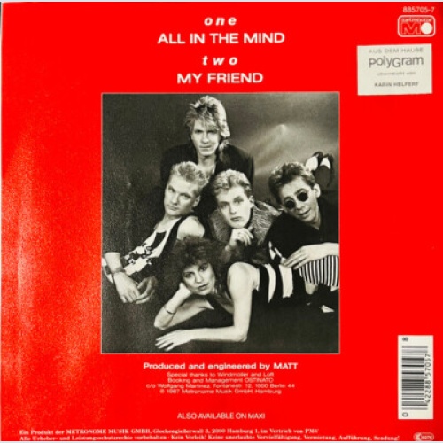 7", Single Number Nine* - All In The Mind